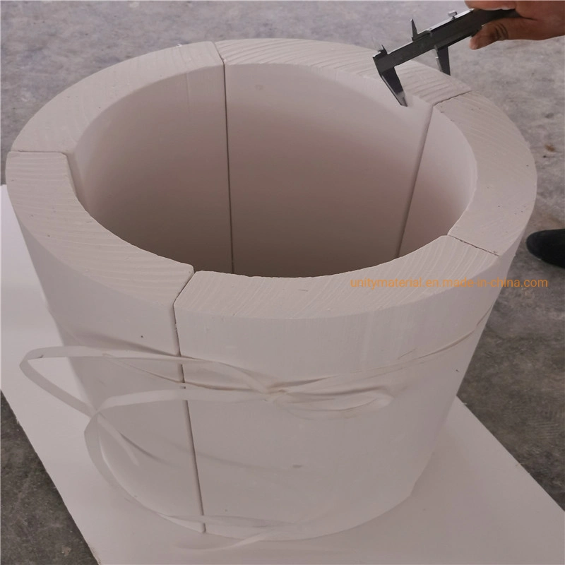 240 250 260 280 300kg/M3 Density Pipe / Calcium Silicate Sections for Hot Water Pipelines Pipe Lines