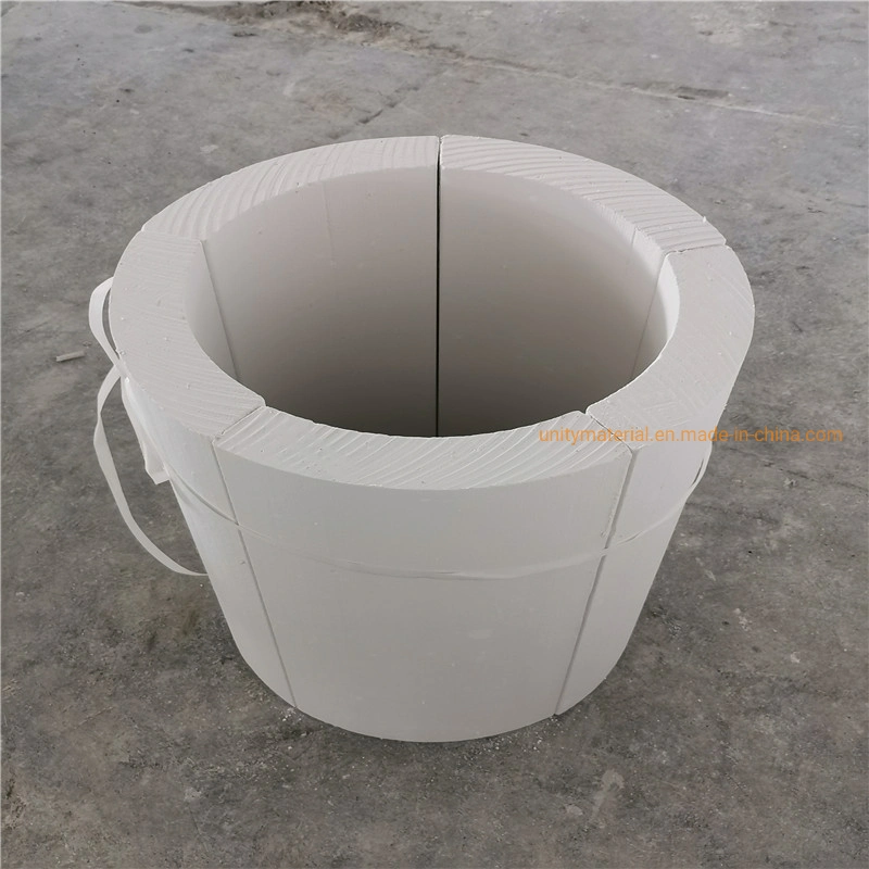 Thermal Heat Insulation 650c 1000c Calcium Silicate Pipe Section