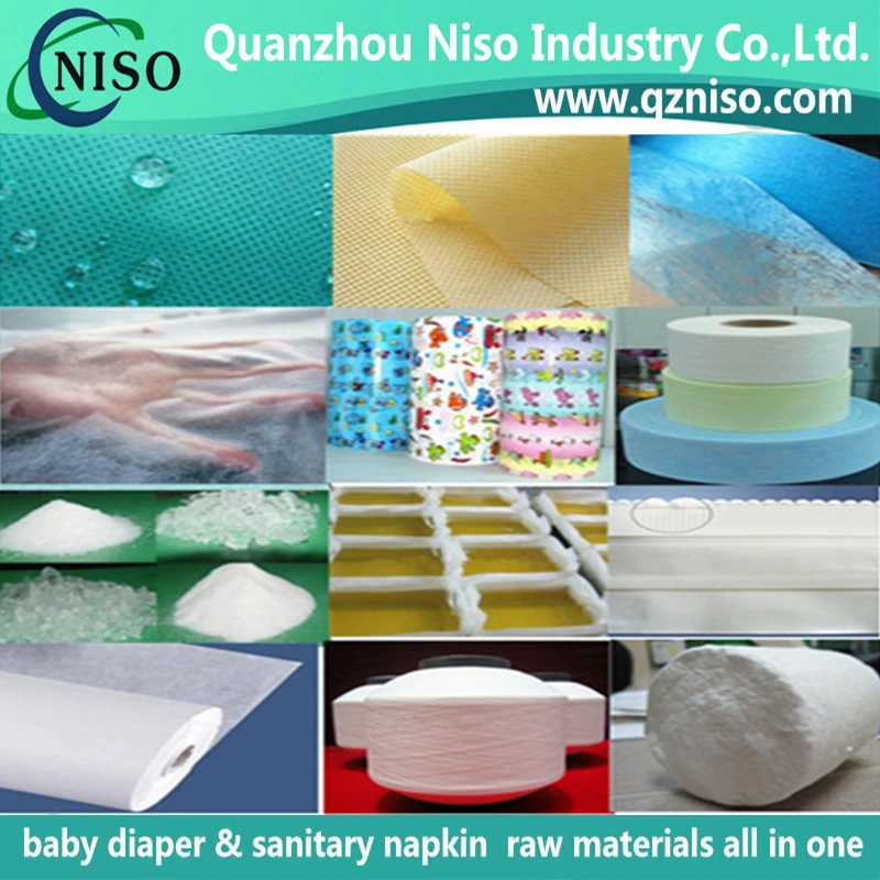 Baby Diaper Raw Materials Fluff Pulp with Competitive Price (FP-09)