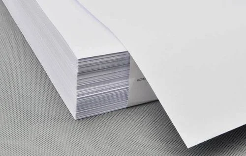 Papel Copiador A4 70g Cheia de Polpa de Madeira Impressão Frente e Verso Sem Atolamento de Papel 500 Unidades em Pacote com 8 Embalagens Factory Outlets.