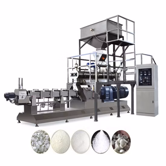 Linha de produção de extrusora de máquina de fabricação de amido modificado usada pela indústria de papel