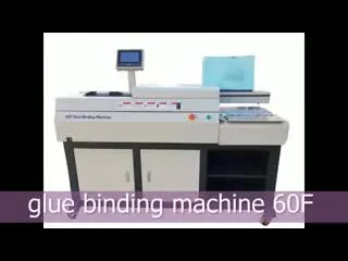 Venda imperdível máquinas de processamento de papel A3/A4 máquina de encadernação de livros com cola lateral para venda