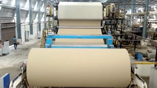 Linha de produção de papel kraft grande para fabricação de papel kraft