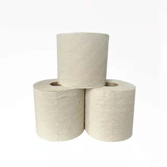 Papel higiênico 100% polpa de bambu não irritante decomponível 2/3/4 camadas de bambu OEM por atacado