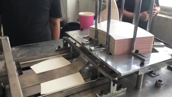 Fabricação automática de máquinas para copos de papel Mg-X12 na linha de produtos da China