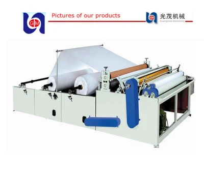 Máquina de rebobinagem de lenços de papel, máquina de enrolamento para venda