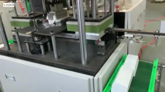 Máquina formadora automática de papel kraft revestido de PE descartável para comida caixa de refeição lancheira